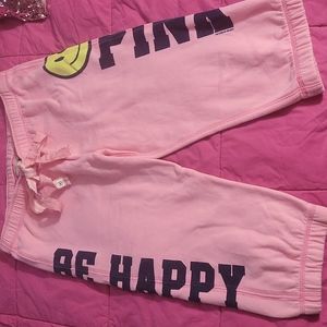 Victoria's Secret PINK Capri Joggers, Medium, Pink 🙂